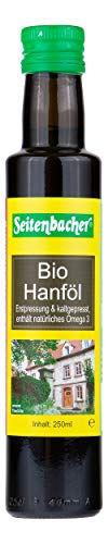 Seitenbacher Bio Hanf Öl I Erstpressung I kaltgepresst I nativ I (1x250 ml)