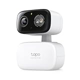 Tapo C216 Mini-Überwachungskamera mit Aufzeichnung, 2K 3MP, 360°-Abdeckung für Innen- und Außenbereich, KI-Erkennung und Benachrichtigungen, microSD-Karte bis 512 GB, 105,3 × 77,8 × 69,8 mm