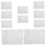 Tofficu 12 Stück Pack Dunstabzugshaube Filterpapier Hochtemperaturbeständige Effektive Fettreduzierung und Antibackflow Membran für Küchenabzüge und Luftventilatoren