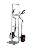 Magnacart Trolley 200KG - Stahl - 48,5 x 51 x 118,5 cm - Räder für jedes Terrain - Silber