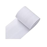 PWHUYJLEY Gummiband Weiß 40mm 50mm 60mm 70mm 80mm 100mm Breit Gummilitze Elastisches zum Nähen (3M X70MM)