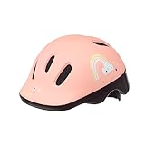 Polisport Unisex-Baby Helmet-Happy Rainbow-(XXS = 44/48) Helm, Rosa