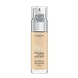 L'Oréal Paris Foundation Perfect Match deckendes Make Up - perfekte Verschmelzung mit dem Hautton & 24h Feuchtigkeit, 1D/1.W Golden Ivory