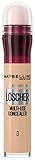 Maybelline New York Abdeckstift, Instant Anti-Age Effekt Concealer, Löscher mit Mikro-Lösch-Applikator, Nr. 03 Fair, 6,8 ml