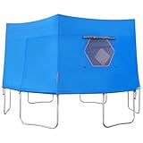 Trampolinabdeckung | Schutzhülle für Trampolin 183 cm – belüftete wasserdichte Abdeckplane gegen Regen für Springen alle Jahreszeiten