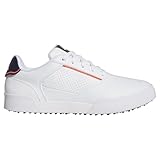 adidas Herren Retrocross Spikeless Golf Sneakers, ftwr white/ftwr white/Collegiate navy, 42 EU