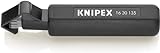 Knipex Abmantelungswerkzeug für Wendelschnitt schlagfestes Kunststoffgehäuse 135 mm 16 30 135 SB