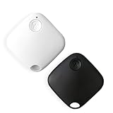 2 Stück GPS Schlüsselfinder Bluetooth 5.2, Smart Tag GPS Tracker für Android & iOS, Kompakter Schlüsselanhänger Tracker für Schlüssel, Geldbörse, Tasche, Haustier, Koffer, 15 Meter Reichweite