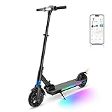 E-RIDES E Scooter Kinder,LED-Anzeige,Faltbarer und Höhenverstellbar Elektroroller für Kinder von 8-16 Jahren,Max Reichweite 20KM,Max 20KM/H,Elektroscooter Geschenk für Kinder und Jugendliche Keine ABE