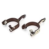 ETAINGYEUN Cowboy -Reitstiefel Spurs Elegante Skulptur -Weichstahl -Dekoration für Reitwettbewerbsunterhaltung geeignet