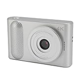 4K-Digitalkamera, 48 MP HD-Kompakt-Spiegelreflexkamera mit 6-facher Digitalkamera, Auto und 2,4 TFT-Bildschirm – Tragbare Minikamera für Reisefotografie und Vlogging – Schwarz