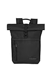 Travelite Handgepäck Rucksack, Laptop Rucksack 15,6 Zoll, BASICS, Reiserucksack Rolltop Funktion, 60 cm, 35 Liter