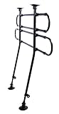 Trixie 1316 Auto-Gitter, gewinkelt, Breite: 85–140 cm Höhe: 75–110 cm, schwarz