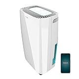 Cecotec Luftentfeuchter Big Dry 4000 Expert Connected. WLAN-Steuerung, 10L/Tag, tank 2,5L, Abdeckung von 105m3/h, R290-Gas, Leise, Feuchtigkeitsbereich 40% bis 80%, LED-Anzeige, Auto Abschaltung