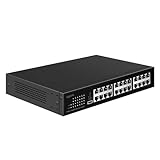 24-Port Gigabit Ethernet Netzwerk Switch für 19' Einbau oder als Desktop-Switch