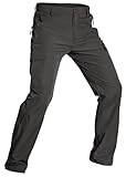 Wespornow Wanderhose-Herren-Outdoor-Hosen-Sommer-Trekkinghose-Atmungsaktiv-Outdoorhose-Stretch-Schnell-Trockend-Lang-Funktionshose-Männer mit 5 Taschen (Grau, 34)