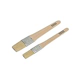 Original Kaiser Classic Backpinsel-Set 2-teilig, Backpinsel, flexible Naturborsten, sichere Borsten-Metallfixierung, Buchenholz-Griff