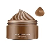 Haarfarbenwachs - Temporäres Styling Farbstoffton, Sofortige Haarfarbe Creme | Waschbares Haarwachs Für Alle Altersgruppen Männer Frauen Freunde, Lustige Frisurfarbe Für Friseur, Kostümveranstaltungen