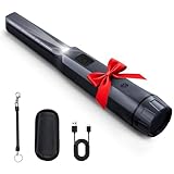 SUNPOW Pinpointer Metalldetektor für für Erwachsene Kinder, 800MAH Wiederaufladbare Lithium AKKU Pin Pointer Metallsucher, 50% Tiefenverbesserung, Voll IP68 Wasserdicht, Upgraded Chip & 3 Modi