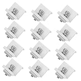 JOINPAYA 12Stücke Teiliges Solarpanel Halterungsclips Metall Pv Rack Clips für Vielseitige Solarmodul Befestigung Langlebig und Wetterbeständig