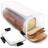 Kznifmk Brotaufbewahrungsbehälter – luftdichter Aufbewahrungsbehälter für Brot und Toast für die Küche, praktischer Brotkasten A