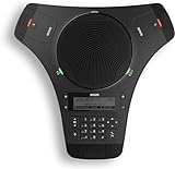 Snom Konferenzlautsprecher C520 VoiP Konferenztelefon (3X Speaker DECT, Bluetooth, drahtloses Mikrofon, erweiterbar, für große Konferenzen mit bis zu 4 separaten Räumen), Schwarz, 00004356