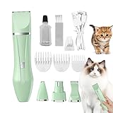 Elektrische Haarschneidemaschinen für Hunde und Katzen, wasserdichte elektrische Haarschneidemaschine mit 4-in-1-Hochgeschwindigkeits-Finish, wasserdichte elektrische Haarschneidemaschinen für