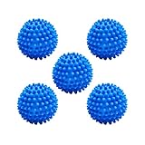 5 Stücke Trockner Ball, Wiederverwendbare Dryer Balls,Wäsche Wäschetrockner Trocknen Ball, igelball, Trocknerkugeln für Trockner und Wäschetrockner