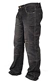 Newfacelook Motorradhose Rüstungen Motorrad Hose Jeans Kommt mit Aramid verstärkt Schutzauskleidung