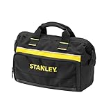 Stanley Werkzeugtasche 1-93-330 (12', 30x25x13cm, robuste, kompakte Tasche für Werkzeuge, Trage aus 600x600 Denier Nylon, strapazierfähige Konstruktion)