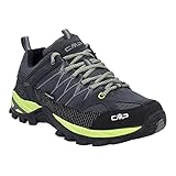 CMP Herren Rigel Low Shoes WP Trekking-Schuhe, Antracite-Limegreen, 45 EU