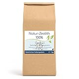 CELLAVITA Natur-Zeolith (100%) - Klinoptilolith | reine Naturmineralie bester Qualität | natürliches Vulkangestein Zeolith Pulver 1kg (1000g)