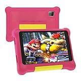 HotLight Kinder Tablet 7 Zoll, Tablet für Kinder mit Android 12, 2GB RAM+32GB ROM+128GB Erweiterbar, Wi-Fi, Bluetooth, Type-C, Kids Tablet mit Quad Core Rose