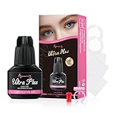 Beauty7 wimpernkleber für Wimperverlängerung DIY Kleber Sensitive Kleber For Permanent Lashes Eyelash Adhesive dauerhafter wimpernkleber für Dauerwimpern Schwarzer wasserfester Permanentkleber 5ml