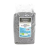 Oltresole, Bio-Mohnsamen 1 kg, Samen aus biologischem Anbau, reich an Nährstoffen, ideal für die Küche und den Verzehr, ideale Verpackung für Familien