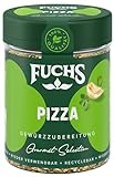 Fuchs Gourmet Selection Mediterran – Pizza Gewürzzubereitung, nachfüllbares Pizzagewürz, Gewürzmischung mit italienischen Kräutern, ideal für Bruschetta, vegan, 30 g