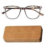 HCYCSQS blaulichtfilter brille Blaulichtbrille ohne Sehstärke Damen Herren Superleichte Anti-Müdigkeit Computerbrille Gaming Schutzbrille Blue Light Blocking Glasses (C6, 1PCS)