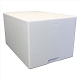 Styroporbox/Thermobox - 41,5 Liter - 60 x 40 x 33 cm/Wandstärke 4 cm - Styrobox