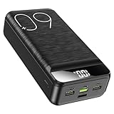 POIYTL Power Bank 60000mAh 22.5W Schnellladung Tragbares Ladegerät USB-C Schnellladung mit 4 Ausgängen & 3 Eingängen LED Display Riesige Kapazität Externer Akku Pack für die meisten elektronischen