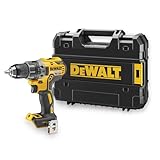 Dewalt 18 Volt 2-Gang Akku Bohrschrauber DCD791NT (kraftvolles 2-Gang Vollmetall-Getriebe, bürstenloser Motor, 13 mm Schnellspannbohrfutter, LED-Leuchte, Lieferung ohne Akkus und Ladegerät)