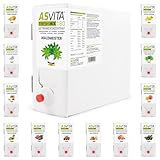 AsVita Getränkekonzentrat Fresh Mix 1:80 | 5 Liter Bag in Box - Getränkesirup zuckerfrei - 12 leckere Geschmacksrichtungen (Waldmeister)