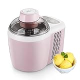 Automatische Softeismaschine 1000 Ml Für Zu Hause, Kleine DIY-Fruchtjoghurt-Eismaschine, Multi-Geschmacks-Kegelmaschine,Pink