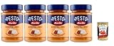 Barilla Pesto Ricotta e Noci, Italienische Nudelsauce mit Ricotta und Walnüssen, 4 x 190 g, + Italian Gourmet polpa 400g