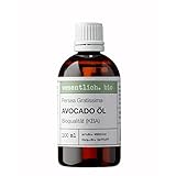 Avocadoöl BIO kaltgepresst 100ml (Persea Gratissima) von wesentlich.