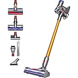 Dyson V8 Absolute beutel- & kabelloser Staubsauger inkl. 3 Elektrobürsten mit Direktantrieb bzw. Softwalze & Fugendüse mit Nickel-Cobalt-Aluminium Akku