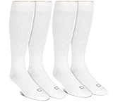 Doctor's Choice Herren Kompressionsstrümpfe über die Wade 2er-Pack 8–15 mmhg, Schuhgröße 39–12,5 - Weiß -