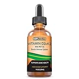 SBR Nutrition Vitamin D3 + K2 (MK-7) Sublingual Flüssigkeit Tropfen mit MCT Öl