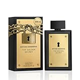 Antonio Banderas Perfumes - The Golden Secret - Eau de Toilette Spray für Herren, Täglicher und Männlicher Duft mit Minze und Apfellikör - 200 ml