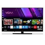 MEDION 138,8 cm (55 Zoll) QLED Fernseher (Smart-TV, Dolby Vision HDR, VIDAA Store, Netflix, Prime Video, Disney+, DAZN, Paramount+, DTS X, Dolby Atmos, PVR, Bluetooth, MD 855600)