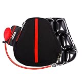 Grand Pitstop Air Bequemer Sitz für Motorrad Druckentlastung Handpresse Aufblasbares Kissen Motorrad Sitzpolster Stoßdämpfung Bequem für Fahrräder Lange Fahrten (Sports Premium)